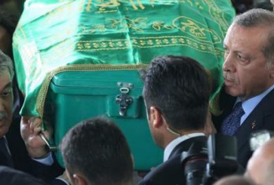 Abdullah Gül’ün babası son yolculuğuna uğurlandı
