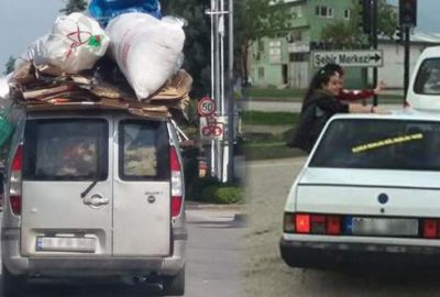 Bursa’da trafikte tehlikeli görüntüler