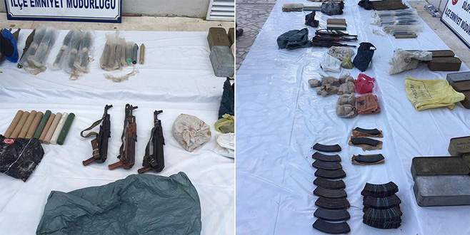 Şırnak’ta PKK’ya ait silah ve mühimmat ele geçirildi