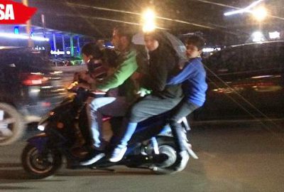 Motosiklet değil dolmuş