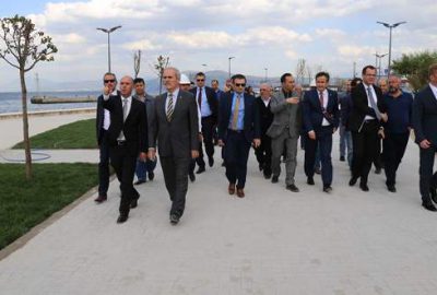 Mudanya sahili şekillenmeye başladı