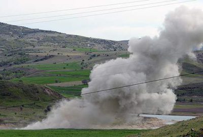 Ağrı’da yola tuzaklanan patlayıcılar imha edildi