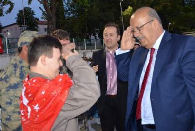 Engelli gençler askere uğurlandı