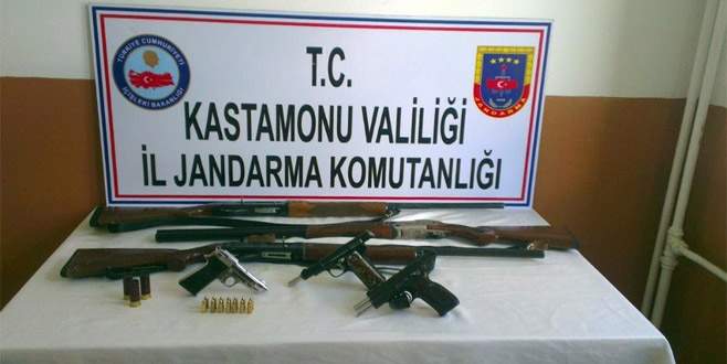 Taşköprü’de silah operasyonu