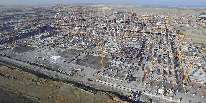 3. Havalimanının yarısından fazlası tamamlandı