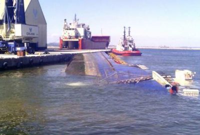 Konteyner gemisi battı