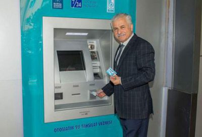 BUSKİ’den su faturası ATM’si