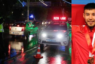 Milli sporcu ölümden döndü