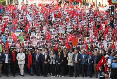 FSM Bulvarı’nda çoşkulu yürüyüş