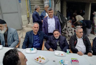 Başkan Yaman, kınalı kuzuları askere uğurladı