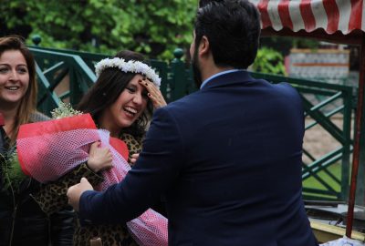 Mevsim şartları aşka engel tanımadı