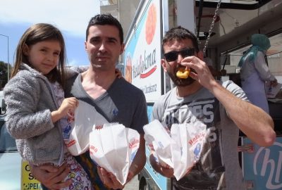 Burhaniyeli büfeci, İbrahim Erkal için lokma döktürdü