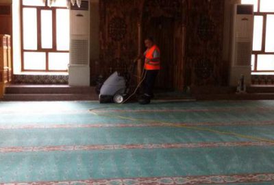 İnegöl’deki camilerde ramazan hazırlığı