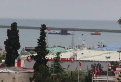 Yıldıray Denizaltısı Samsun’dan ayrıldı