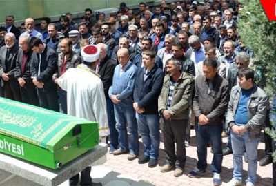 Talihsiz kadın son yolculuğuna uğurlandı