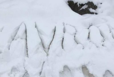 Kavron Yaylası’nda Mayıs karı