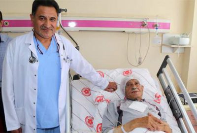 Sivas'ta aort damarının yırtılması sonucu vücudundaki kanının dörtte üçü karnına