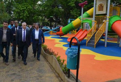 Konak Parkı ve Koşu Yolu yenilendi