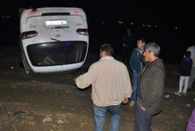 Bursa’da minibüs devrildi: 7 yaralı