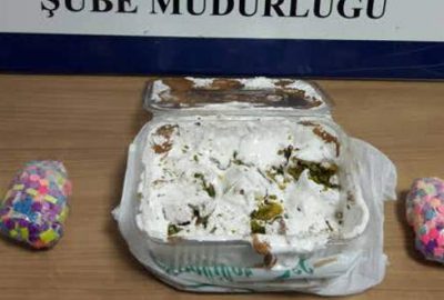 Tatlı arasında uyuşturucu sevkiyatı