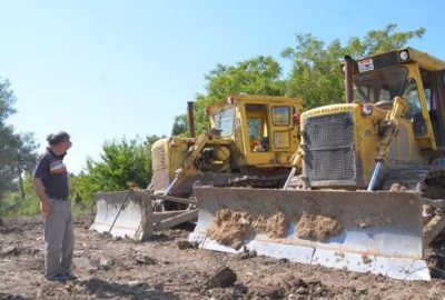 İş makinelerinden mazot hırsızlığı