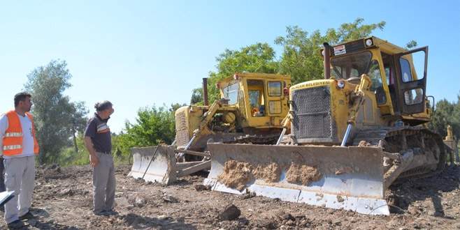 İş makinelerinden mazot hırsızlığı