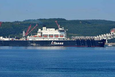 Dev gemi Çanakkale Boğazı’ndan geçti