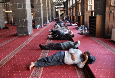 Camilerin her Ramazan değişmeyen manzarası