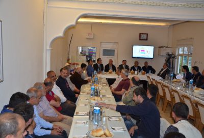 Başkan Eser, sanayi esnafıyla iftarda bir araya geldi