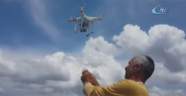 Drone’la balık avladı