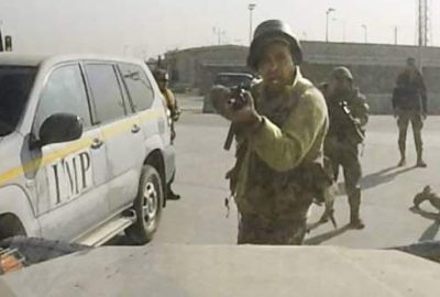 Alman ve Ürdünlü askerlerini kavgası