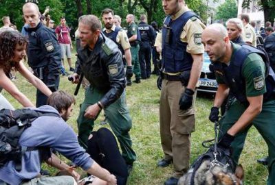 Alman öğrenciler Afgan öğrenci için çatıştı