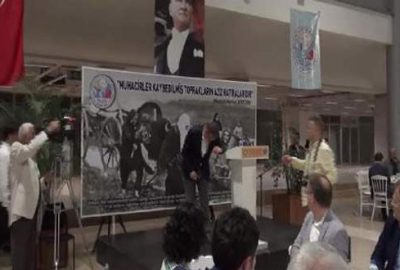 Bakan Müezzinoğlu’nun gözleri önünde kürsüye yığıldı