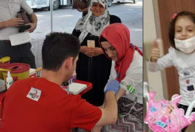 İlik nakli bekleyen küçük Ela için İnegöl de seferber oldu