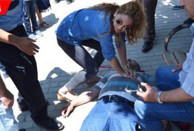 Ambulans beklerken canından oluyordu