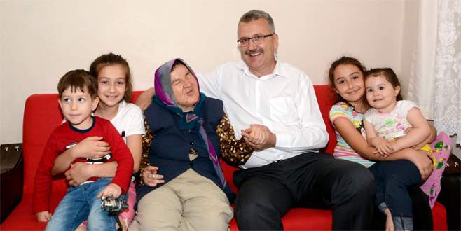 50 yaşındaki görme engelli kadının Erdoğan sevgisi