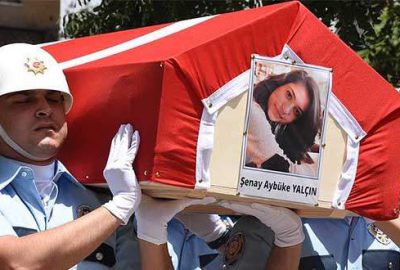 Şehit Aybüke öğretmen son yolculuğuna uğurlanıyor