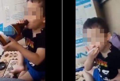 Böyle anne olmaz olsun! Sosyal medya bu skandal görüntülerle sarsıldı