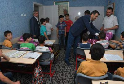 Yetim çocukların yüzü güldü