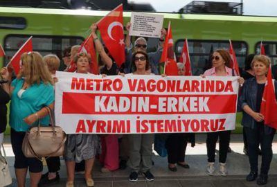 Kadına özel vagona tepki