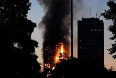 Londra’da 24 katlı binada yangın: 12 ölü