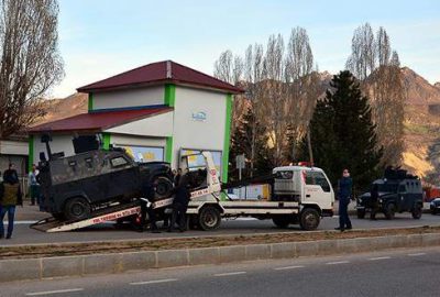Şırnak’ta zırhlı polis aracı devrildi: 8 polis yaralı