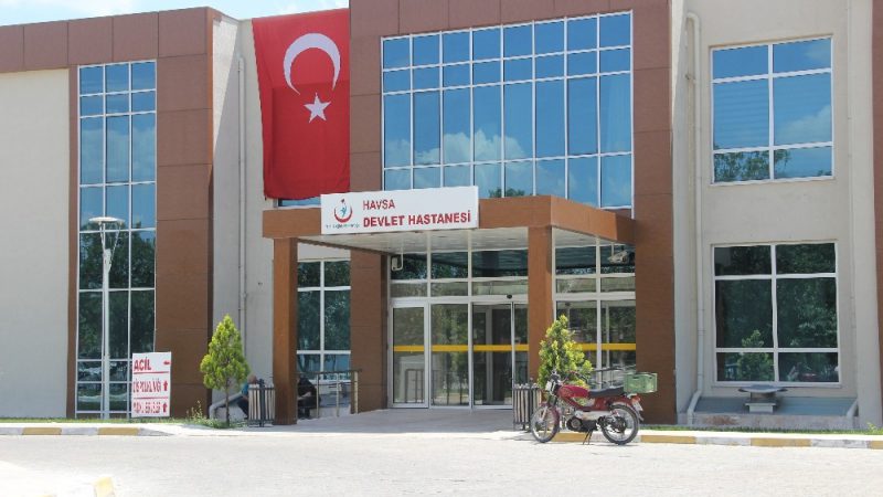 Edirne’nin Havsa İlçe Devlet Hastanesi’nde çalışacak hekim bulmakta güçlük