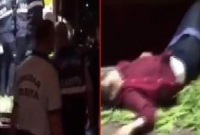 Seyyar satıcı kadın ile zabıta arasında arbede