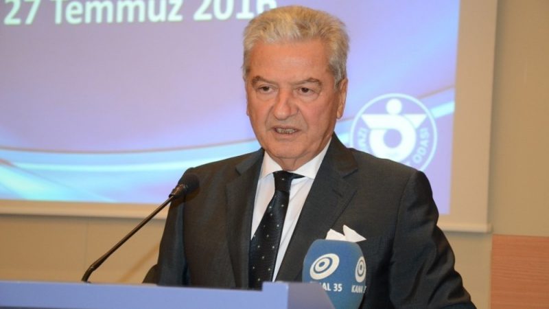 İzmir Ticaret Odası (İTO) Yönetim Kurulu Başkanı Ekrem Demirtaş, yüzde