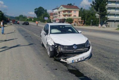 Zonguldak’ta trafik kazası: 2 yaralı