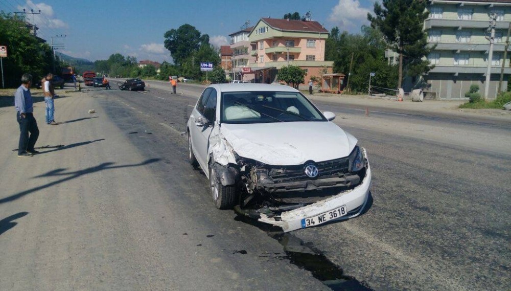 Zonguldak’ta trafik kazası: 2 yaralı