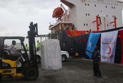 Türkiye’den Somali’ye 13 bin ton insani yardım