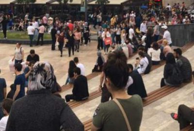 AVM’de yanlış alarm paniği