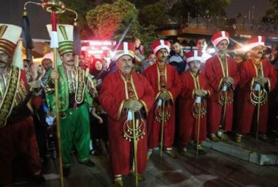 Gürsu mehteranı Eyüp Sultan’da sahne aldı